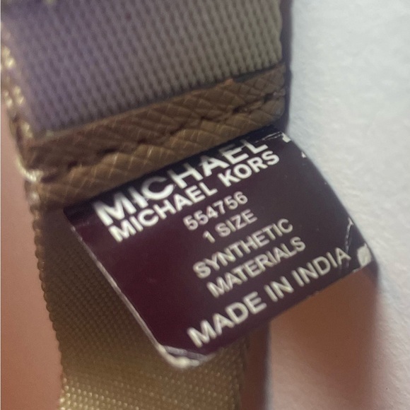 Michael Kors royal Blue and gold Crossbody Bag with Gold Accents - Picture 10 of 10